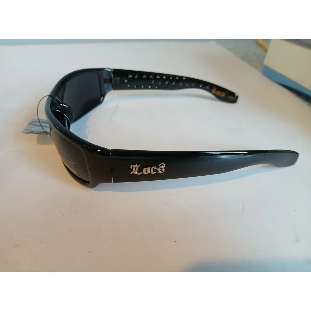 LOCS  OG Gangster  BLACK Sunglasses Biker Shades Hardcore